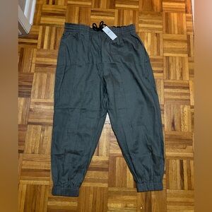 NWT City Chic “Moss” Linen Jogger Pants